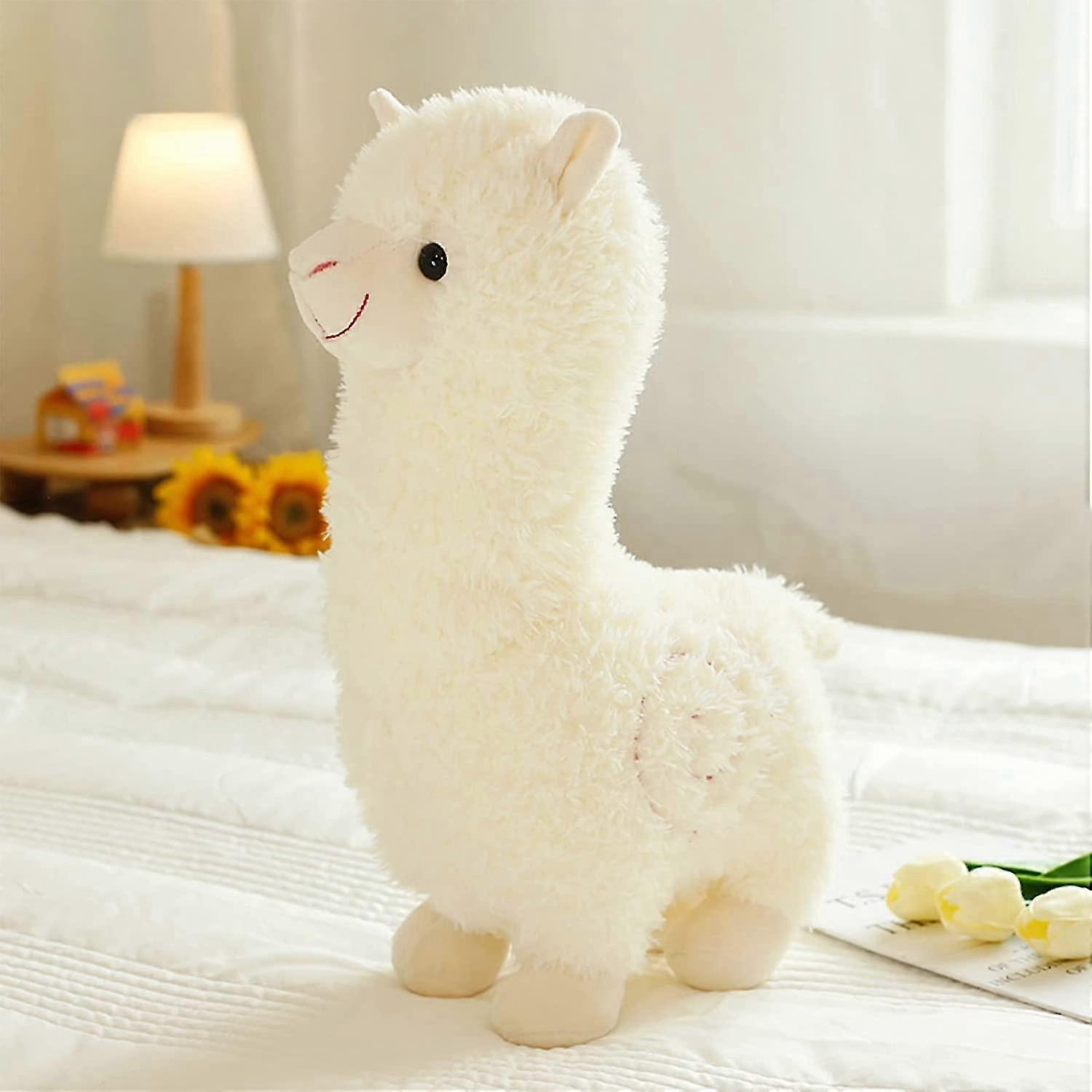 1pcs Alpaca Doll Plush Toy-White 28cm 0.12kg