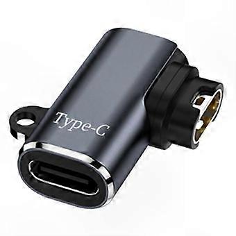 Type-C Watch Charger Adapter, Angled Mini Portable Converter for Garmin-Compatible Devices