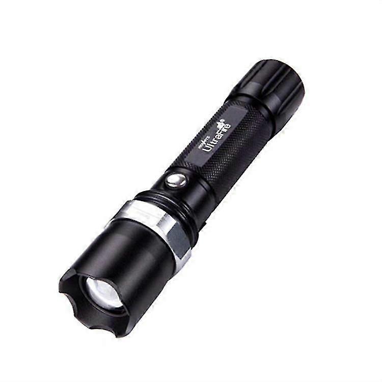 2-in-1 dual LED zoom UV torch