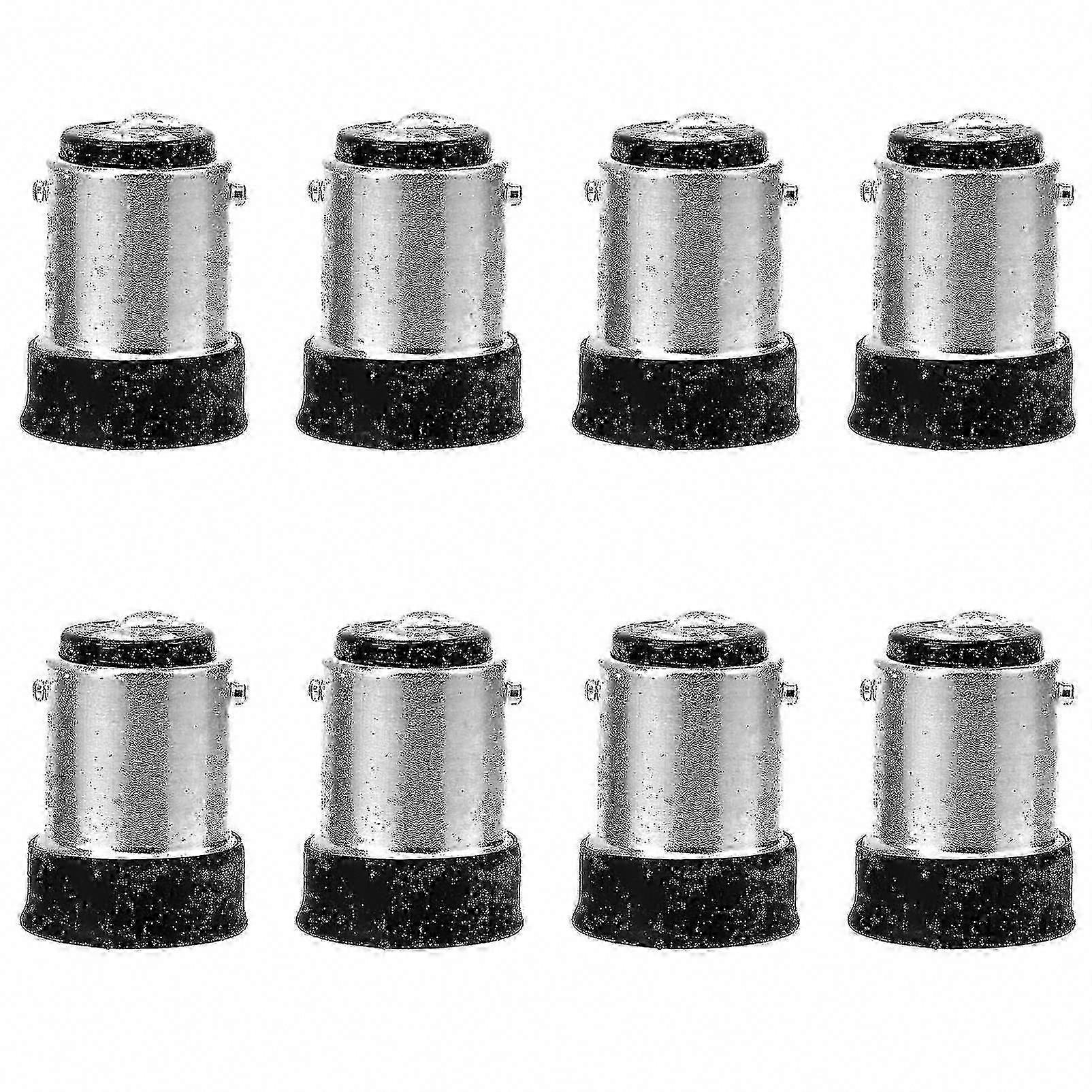 8-Pack B15 to E14 Bulb Base Adapter Socket Converter
