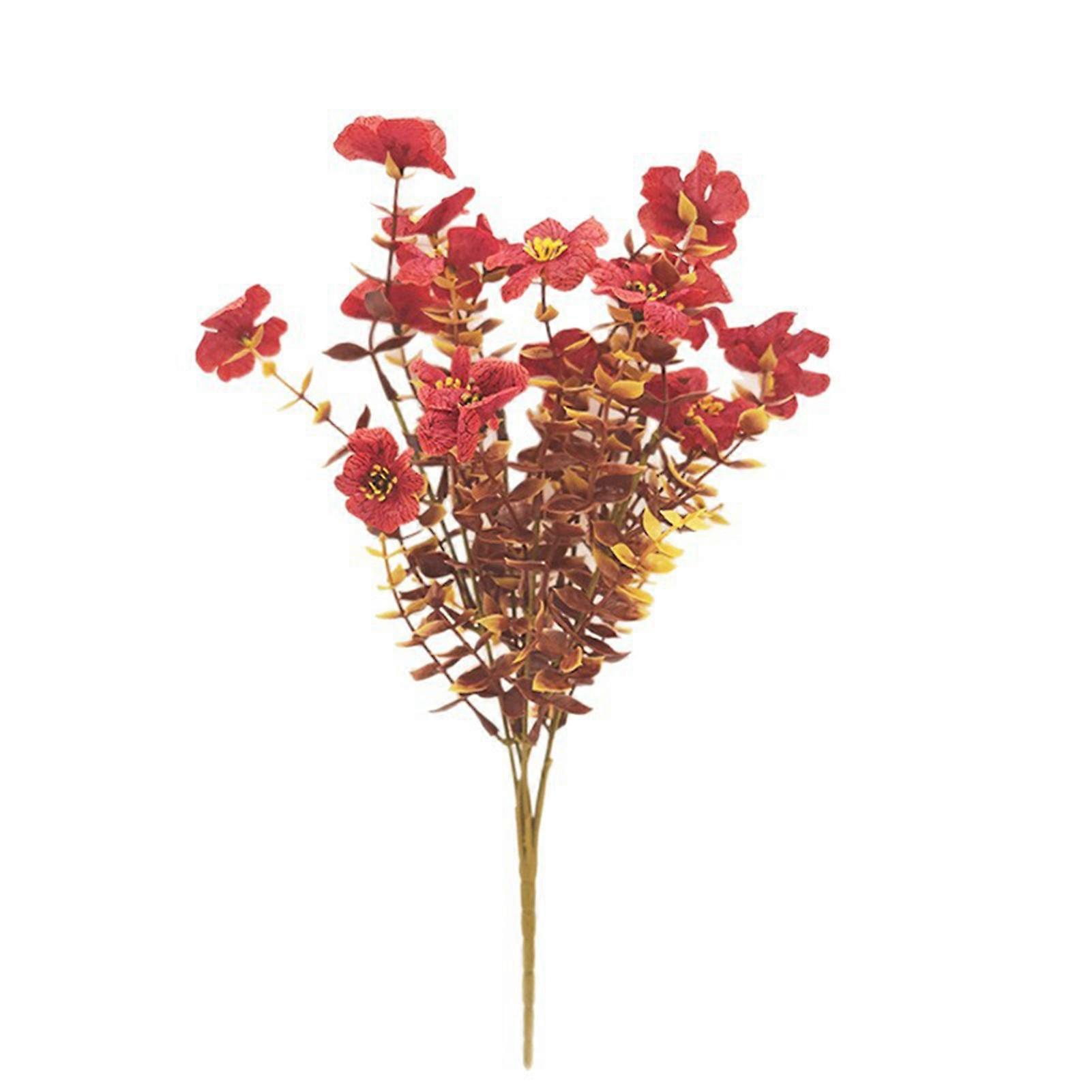Artificial Fake Fall Plants Flowers for Outdoor Outside Decoration Instantly Elevates Home Aesthetics. for Living Room Centerpiece