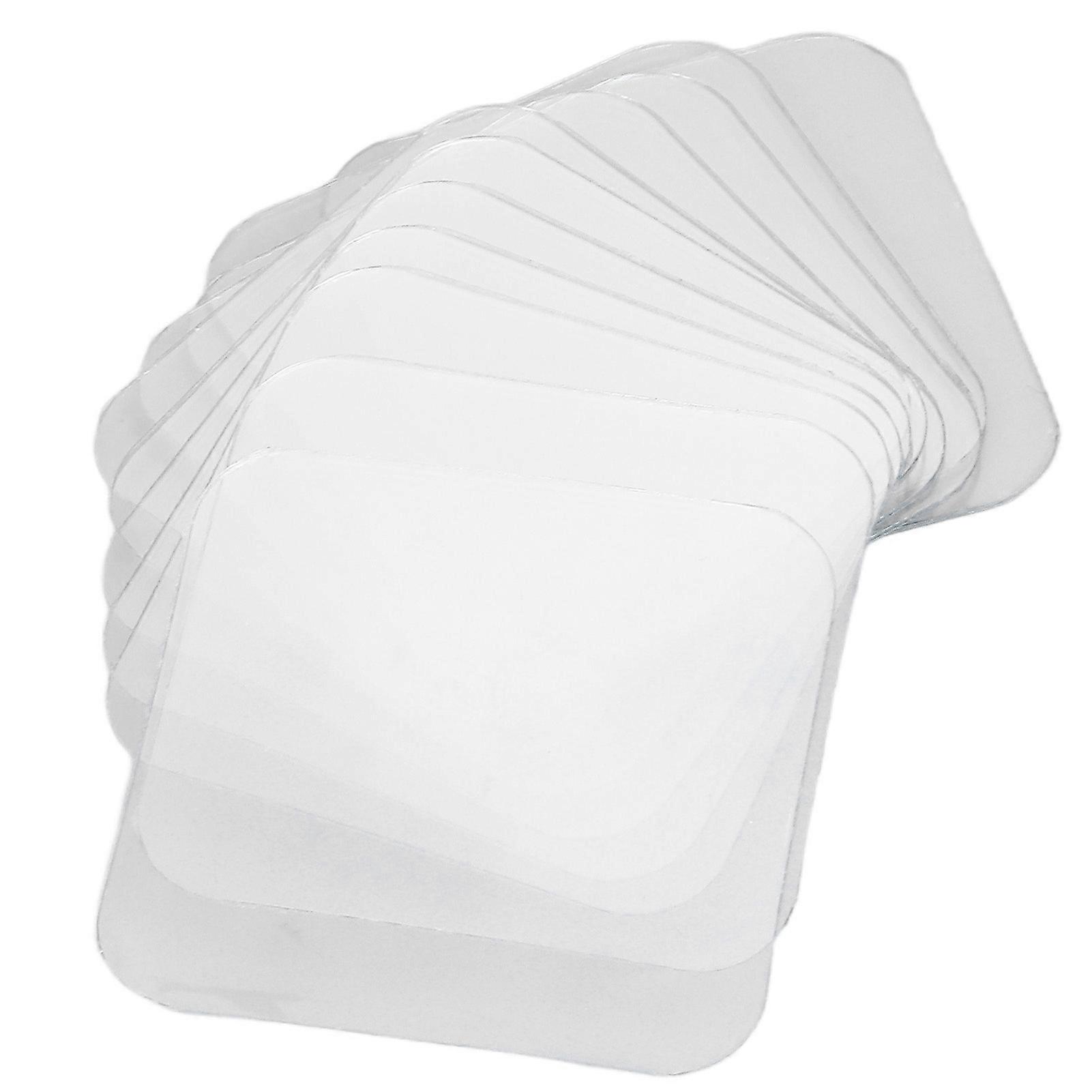 20pcs Double Sided Adhesive Tape Squares Transparent PVC Fixing