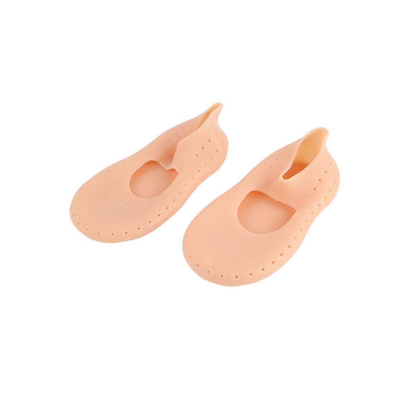 Invisible Short Socks Forefoot Cushioning For Women Skin Color Breathable NonAllergic Foot Pads Prevent Calluses