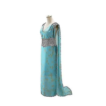 2023 New Women's Qarth Dress Dragon Queen Khaleesi Halloween Costume  Chiffon Blue TY | Fruugo NZ