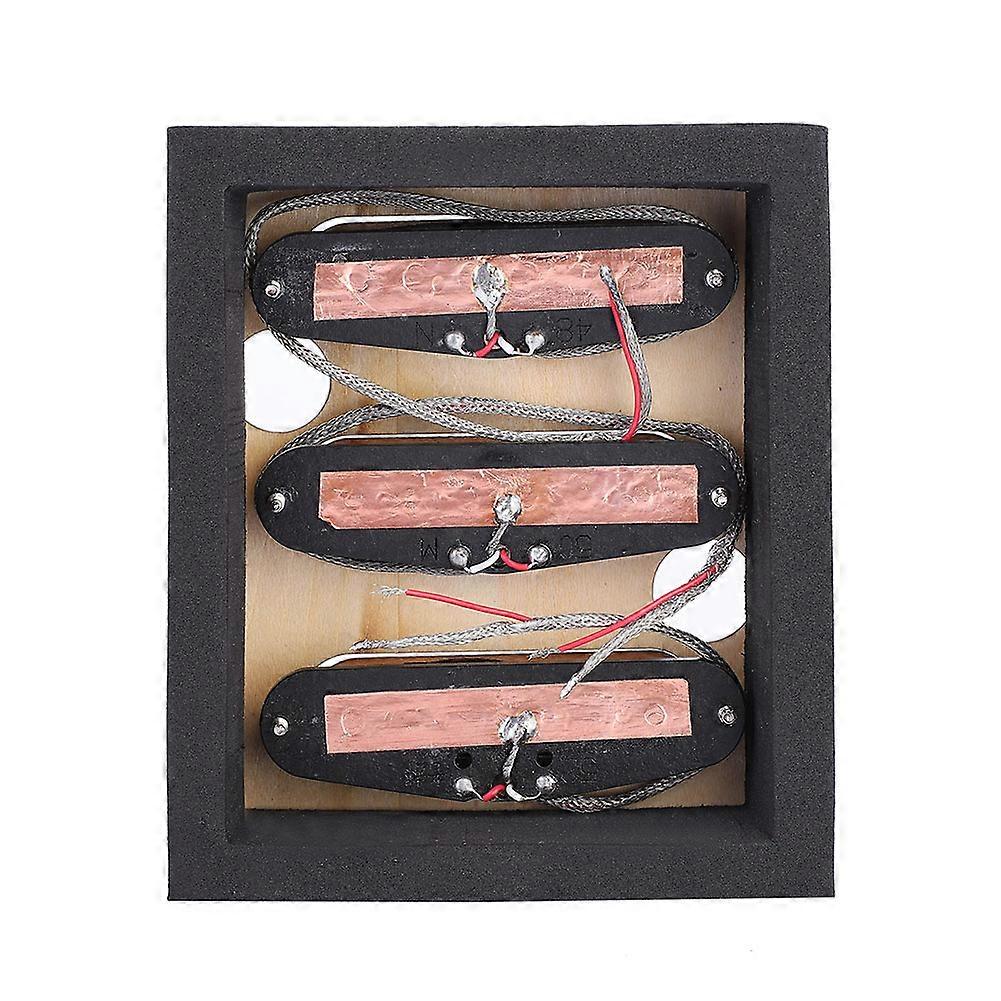 3 Pcs Maple Single Coil Guitar Pickups Set 48/50/52mm Spacing