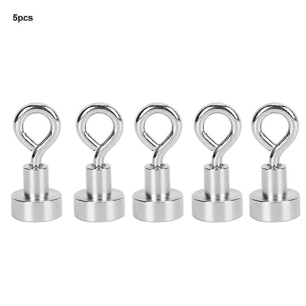 5pcs heavy duty hanging powerful magnetic wall hooks hanger for home office storagef12