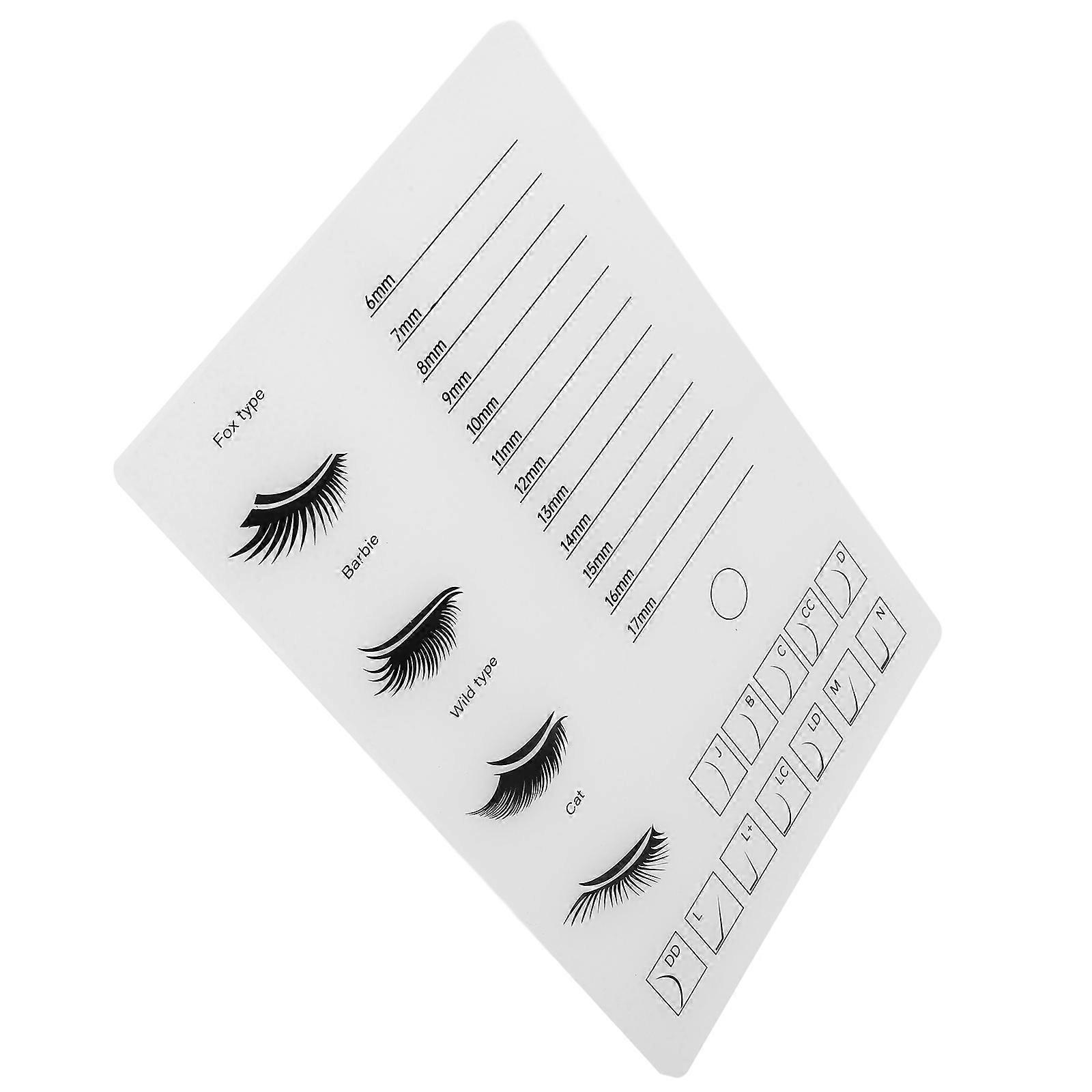 Thickened Acrylic Eyelash Grafting Board for Daily Use Eyelash Display Tray