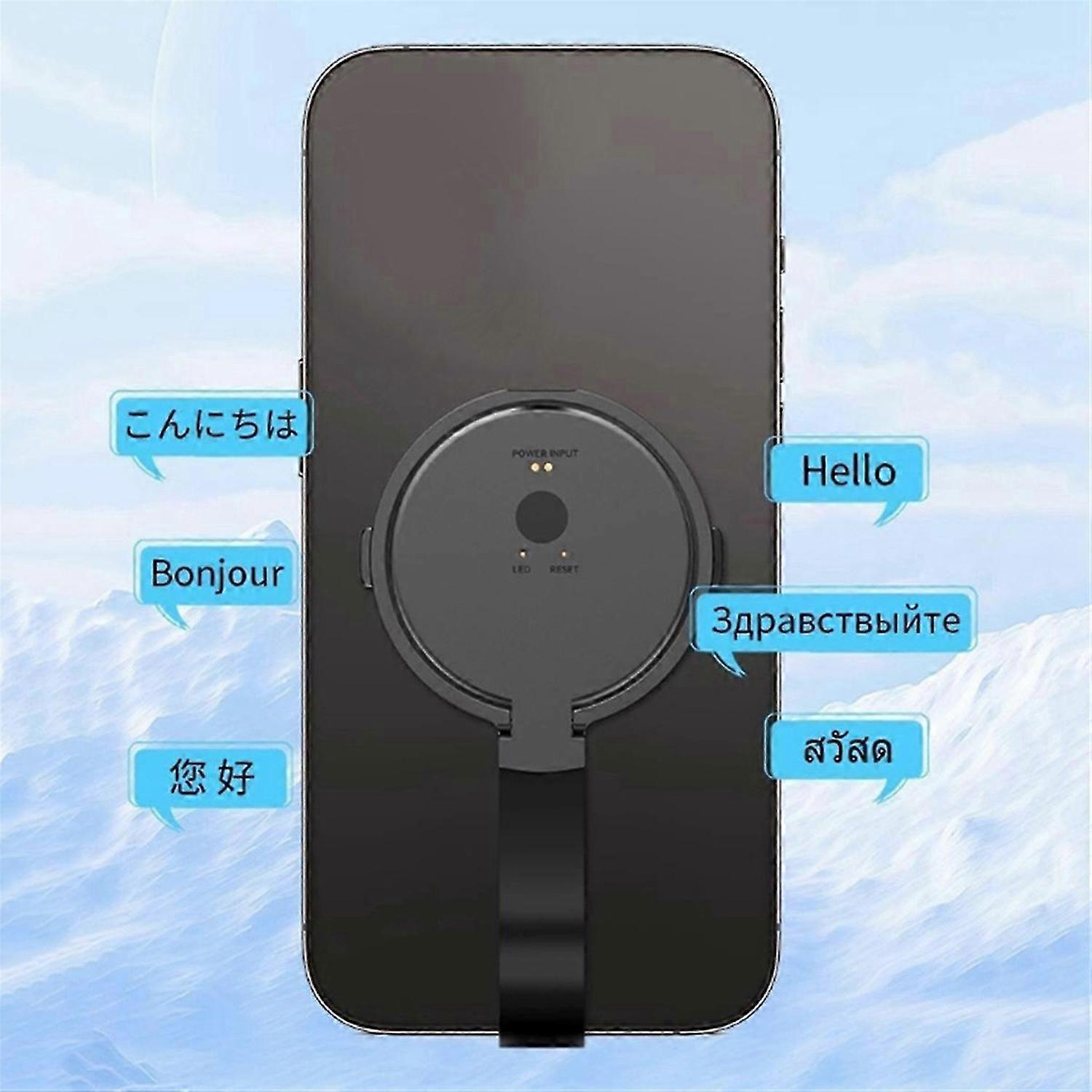 Eight in One X9 Translator Voice and Video Translation black
