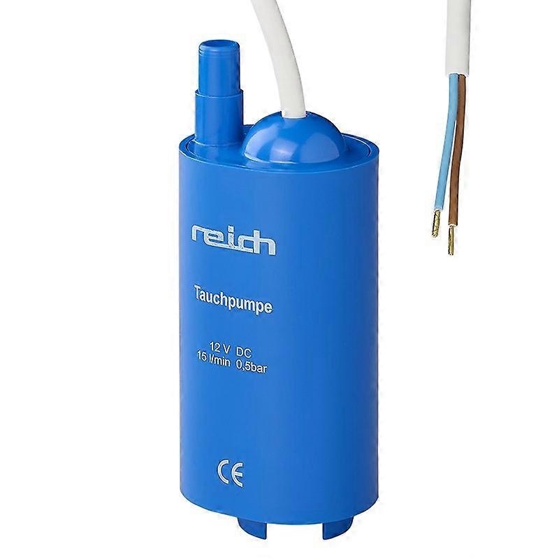 Bomba de água submersível, 12V, capacidade 15L/min