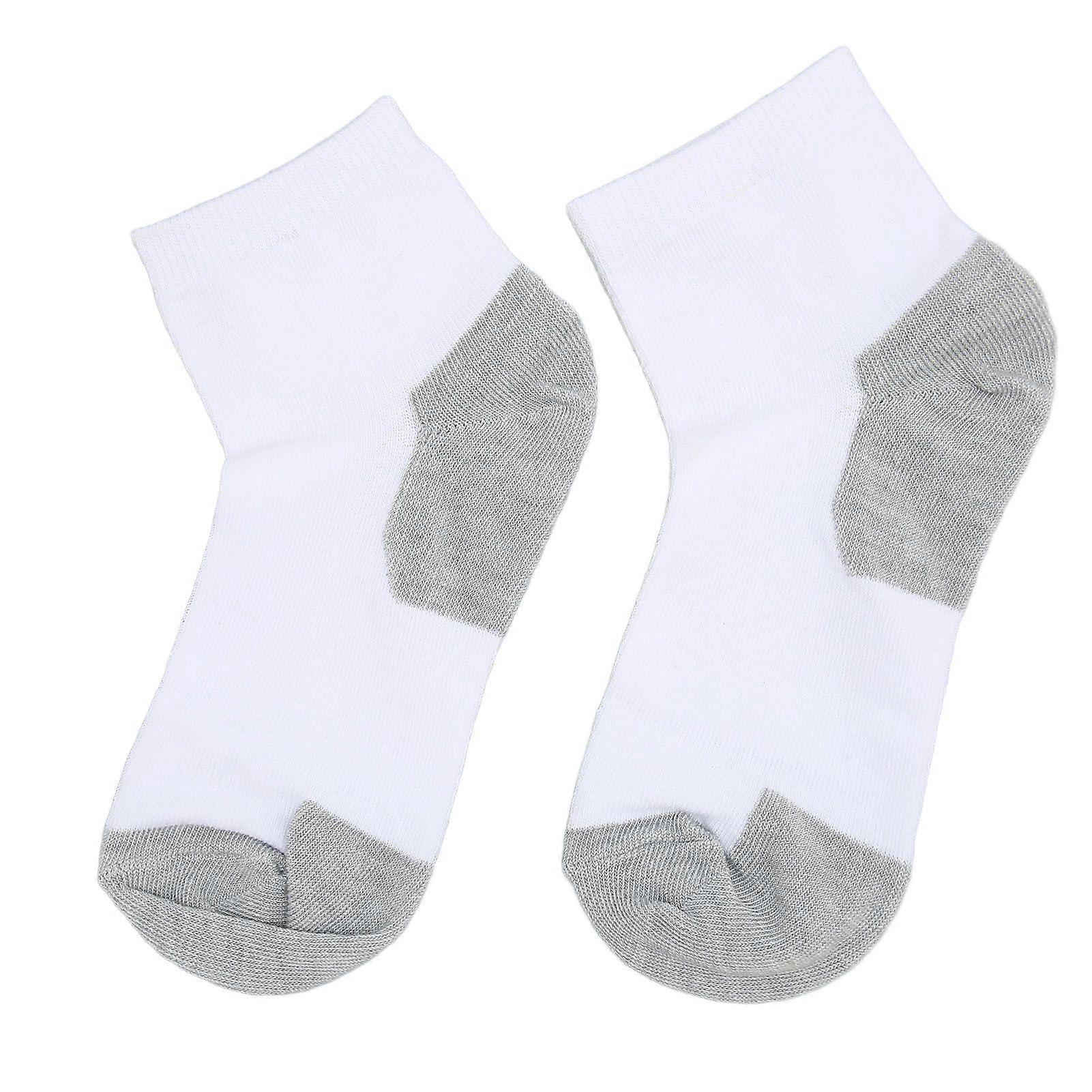 Conductive Socks Stretchable Washable Silver Fiber Electrode Massage Socks for Relaxing