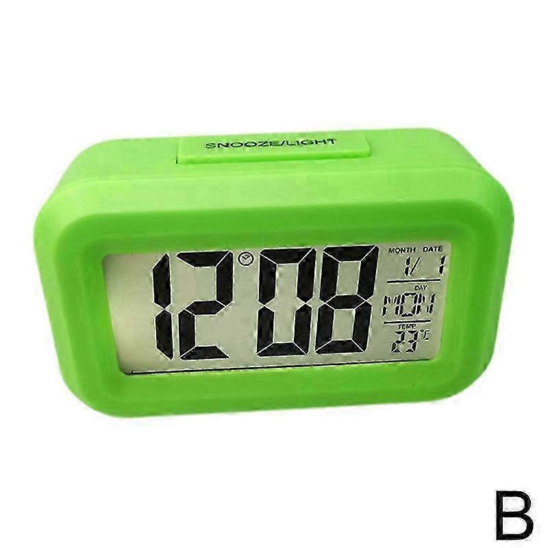 Digital Display Alarm Clock Battery Powered Snooze Night Light Desig P20250110552 2025