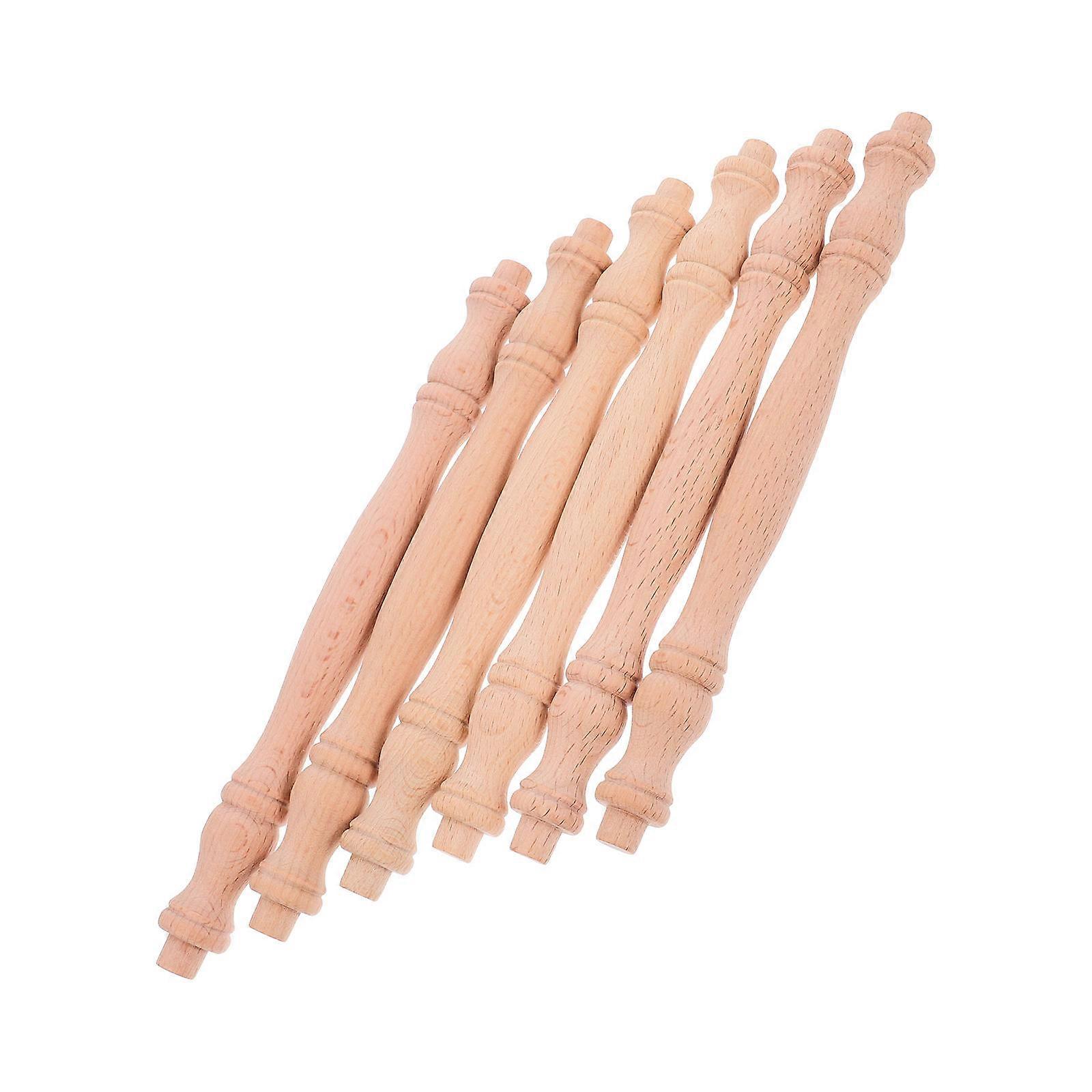 Wooden Spindles for Deck Railing Wood Baluster Spindles Decorative 30Pcs