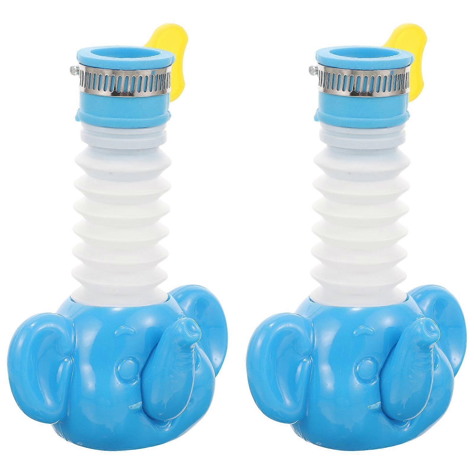 Yellow Faucet Extenders Cartoon Type for Anti-Splash Use 6Pcs