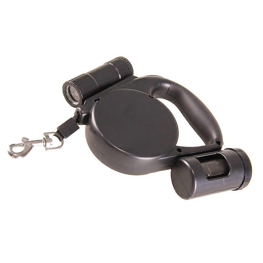Retractable Dog Leash with LED Flashlight for Pet Training