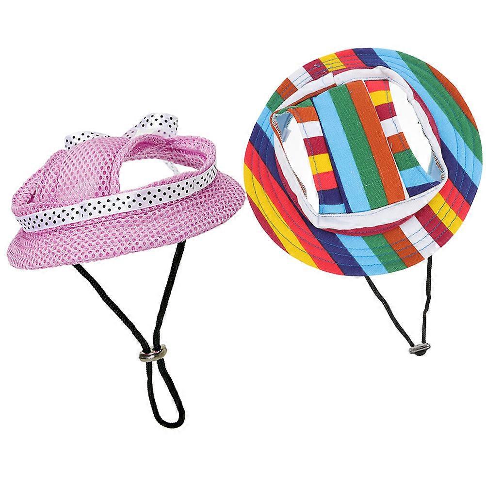 Dog Hat Pet Costume Accessory with Adjustable Bowknot for 10Pcs Pack