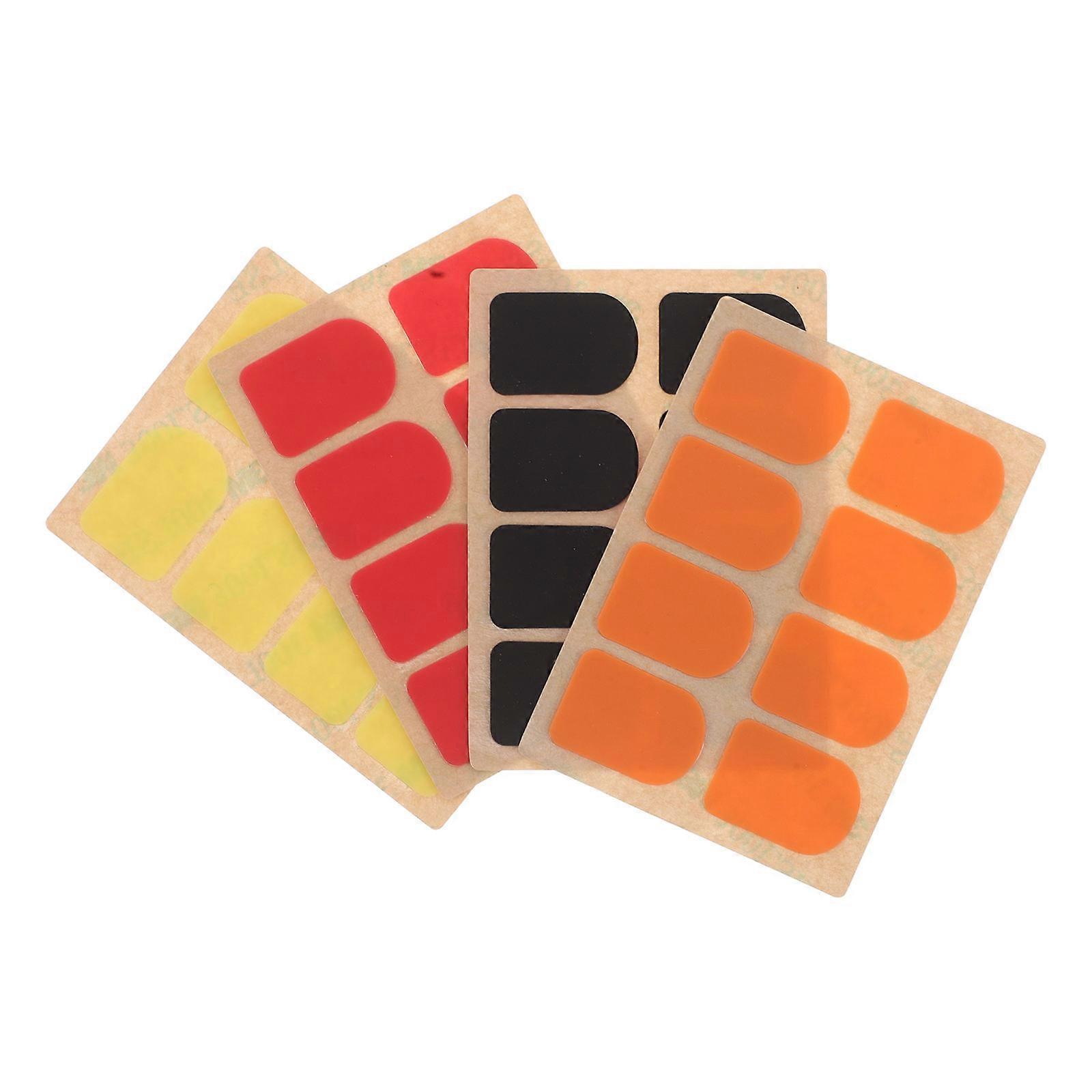 Sax Mouthpiece Patch Silicone Material For Beginners And Professionals Vibration Reduction 4 Pieces Per Set
