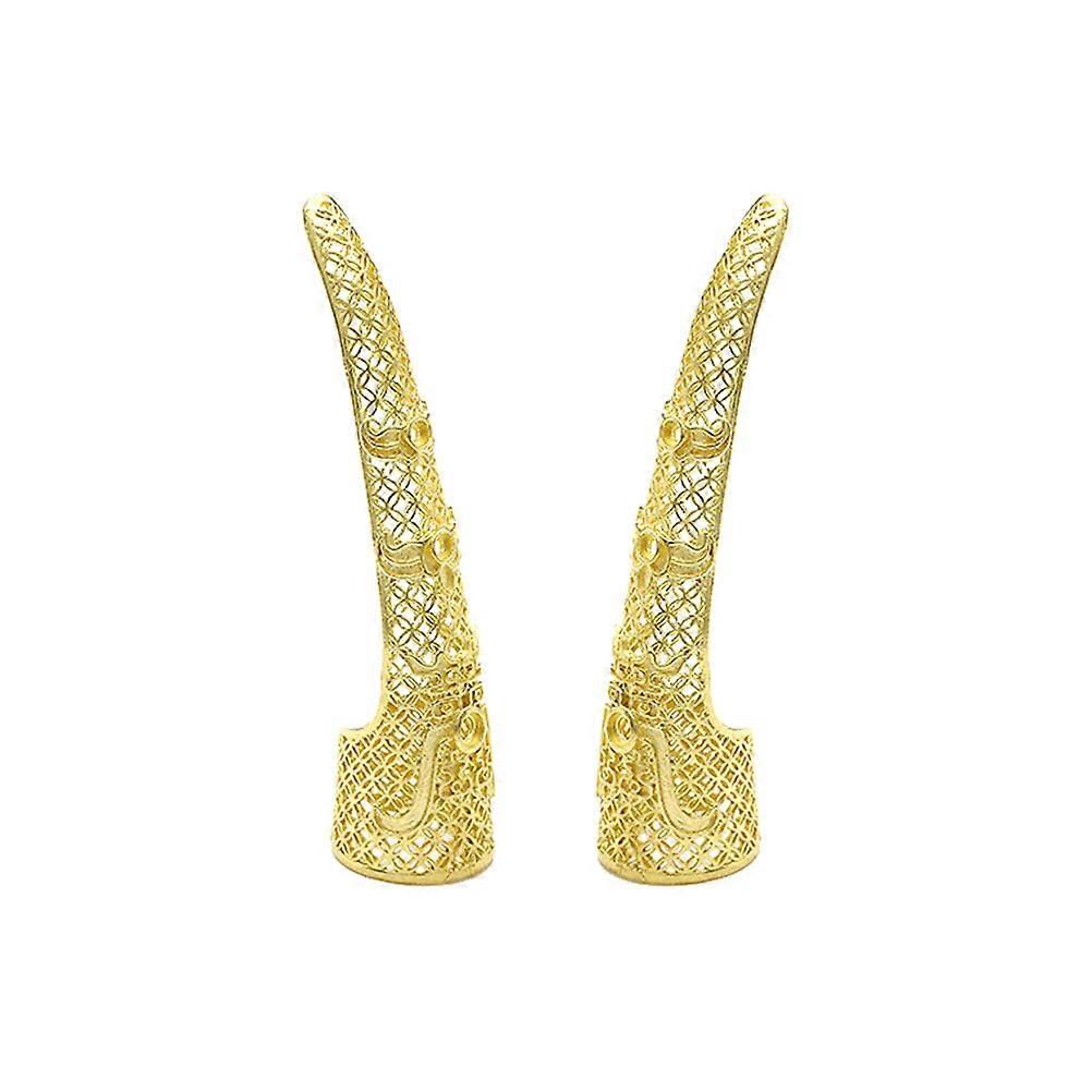 Elegant Royal Style Finger Props For Belly Dancing And Performance 6 Pcs