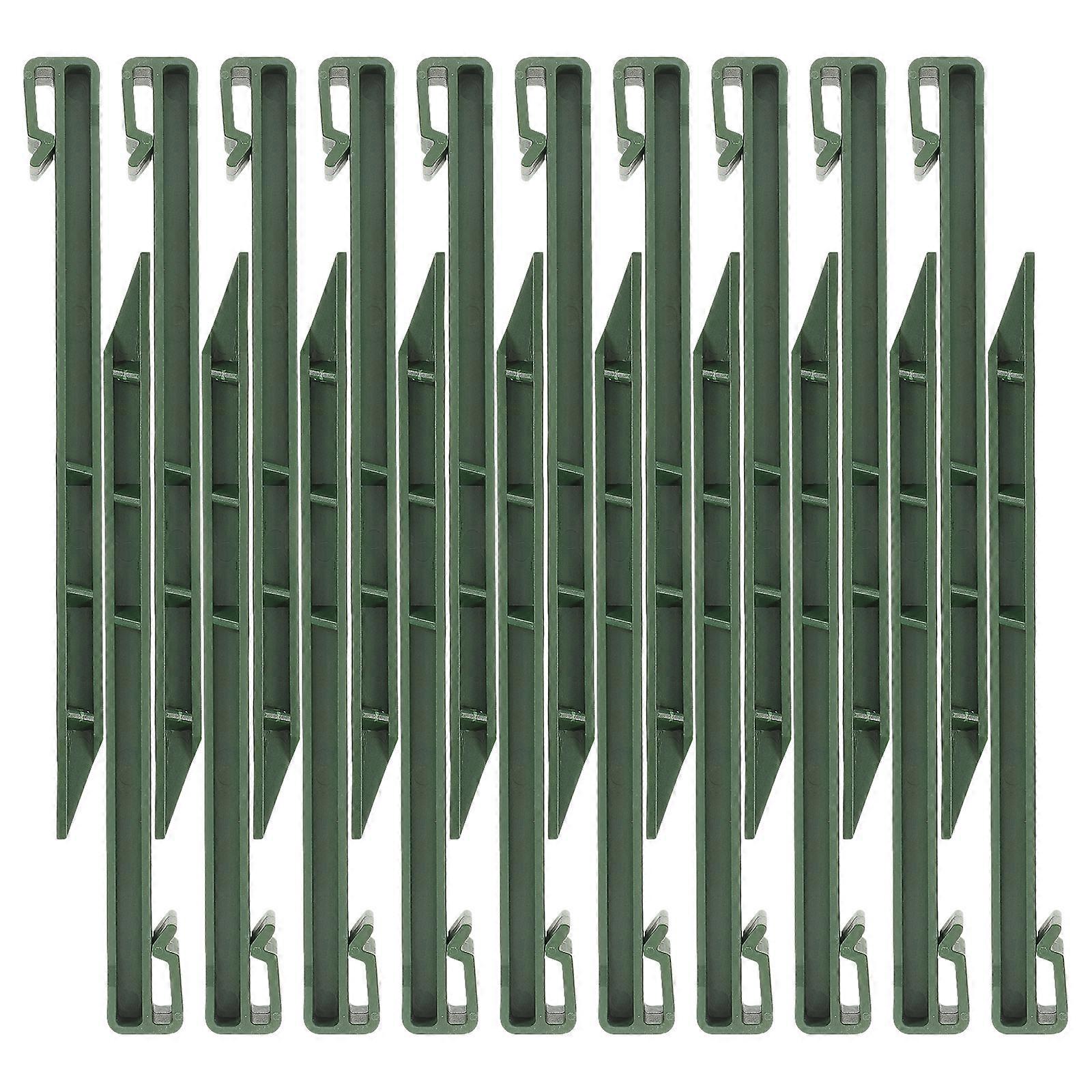 Plastic Ground Stakes Tent Fixing Ground Stakes Extra Length And Wide With Sharp And Thickened End Tent Outdoor Enthusiasts 20Pcs