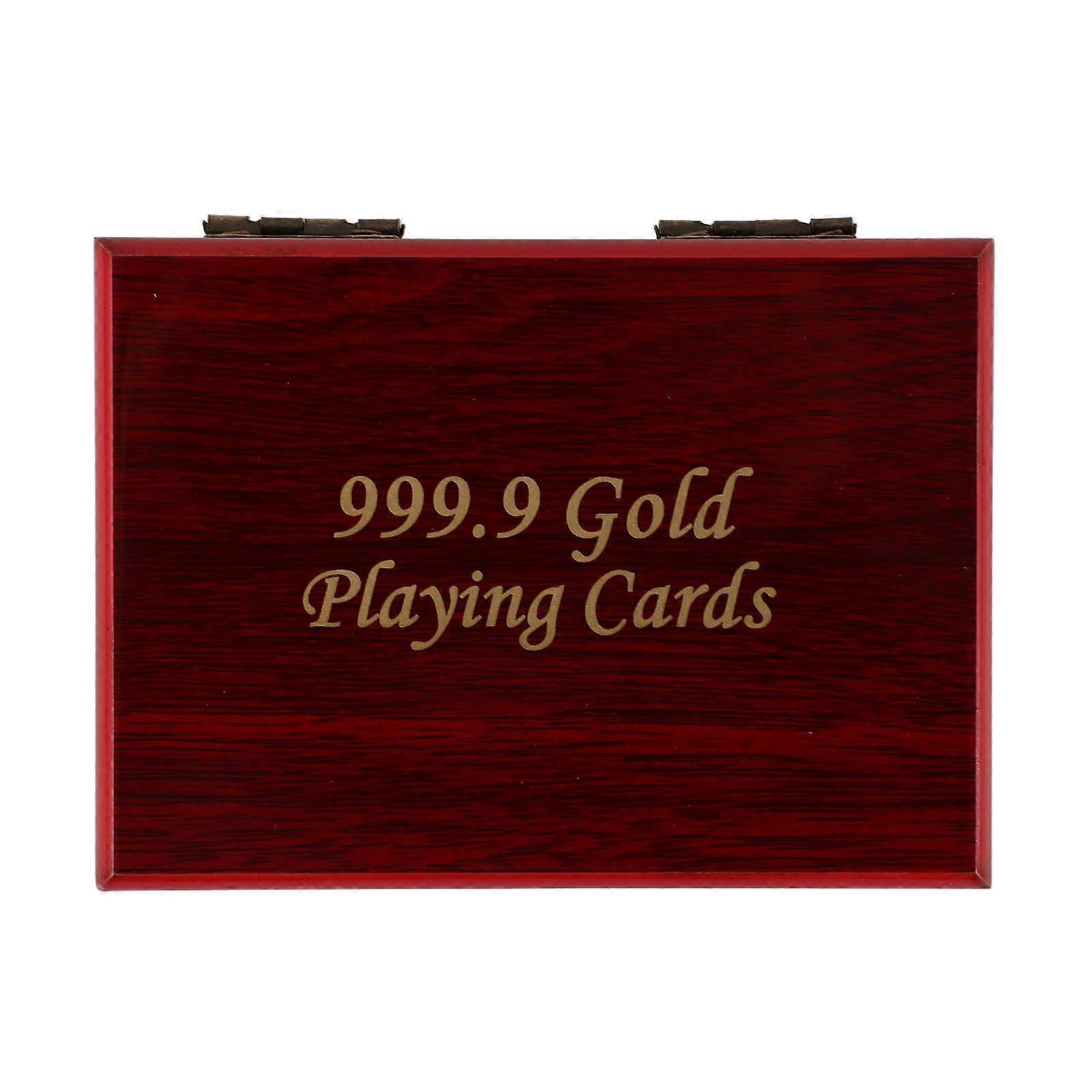 Poker Case Wooden Storage Box for Desktop Use 4Pcs Color