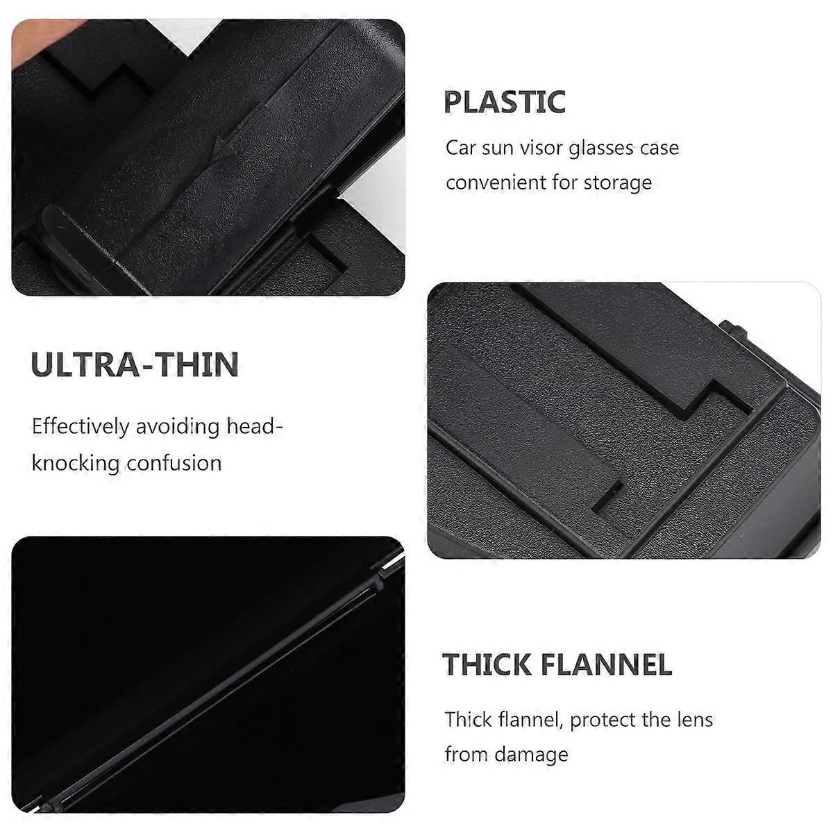 Glasses Holder For Car Rectangular Eyeglasses To Use Specifically For Drivers 1Pcs