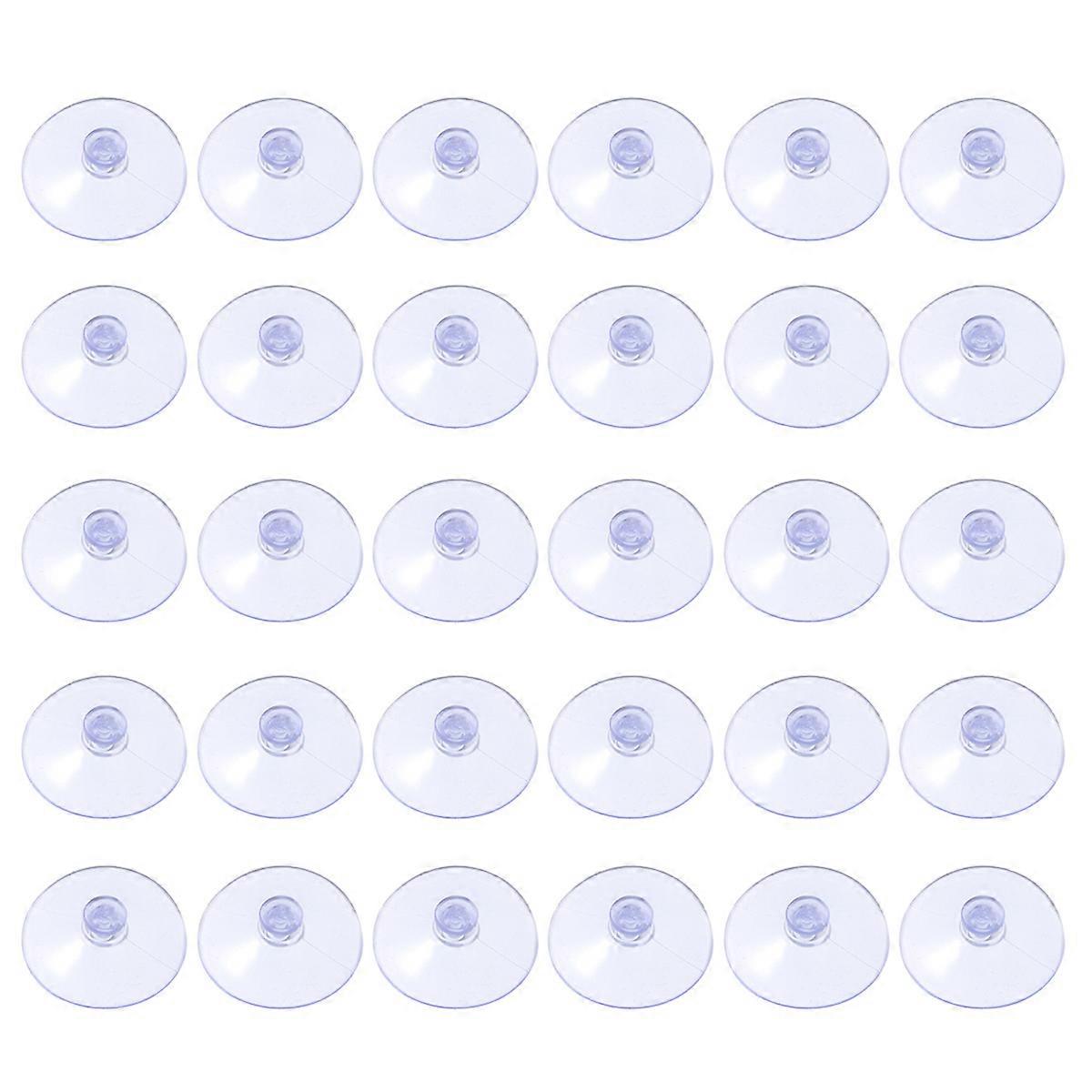 Clear Sucker Pads PVC Suction Cups for Kitchen Use with 60Pcs Pack