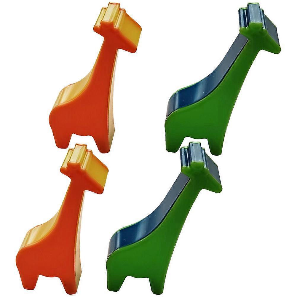 8 Pcs Kids Percussion Instruments Giraffe Shaped Maracas Shakers For Early Childhood Education Assorted Color For Music Development
