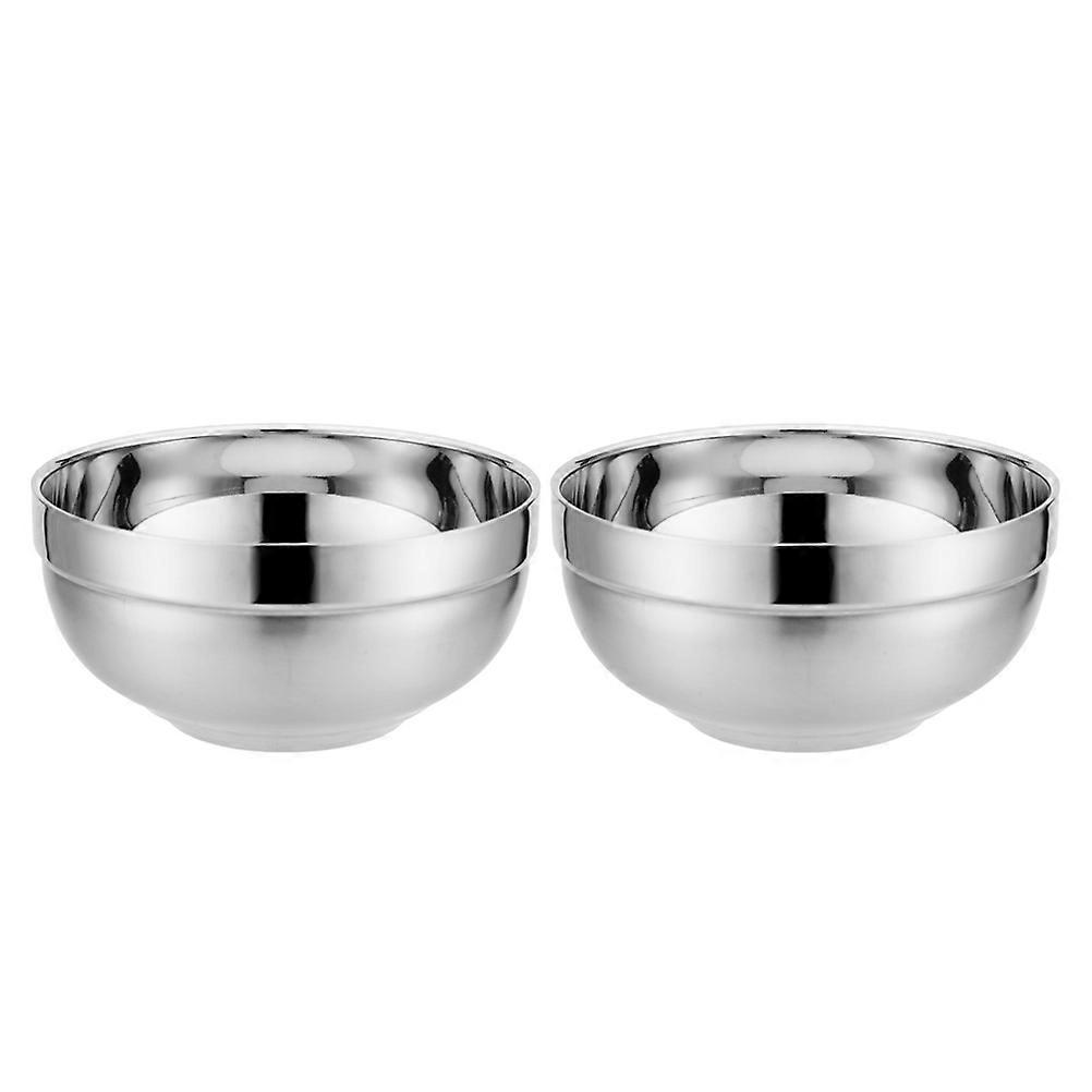Silver Stainless Steel Multi-Function Salad Bowl for Serving 10Pcs Bowls
