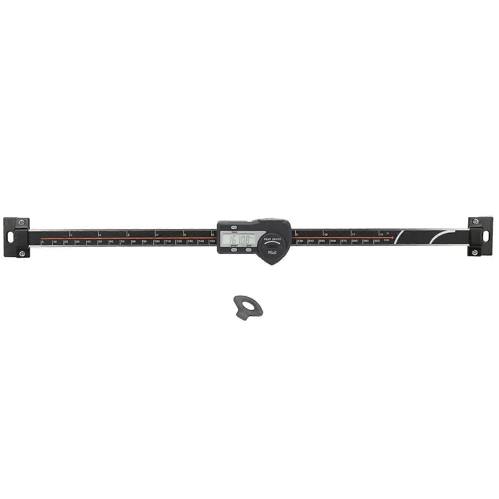 Digital Display Ruler Horizontal Remote Readout Gauge Lathe Assembly Measuring Tool 0300mm