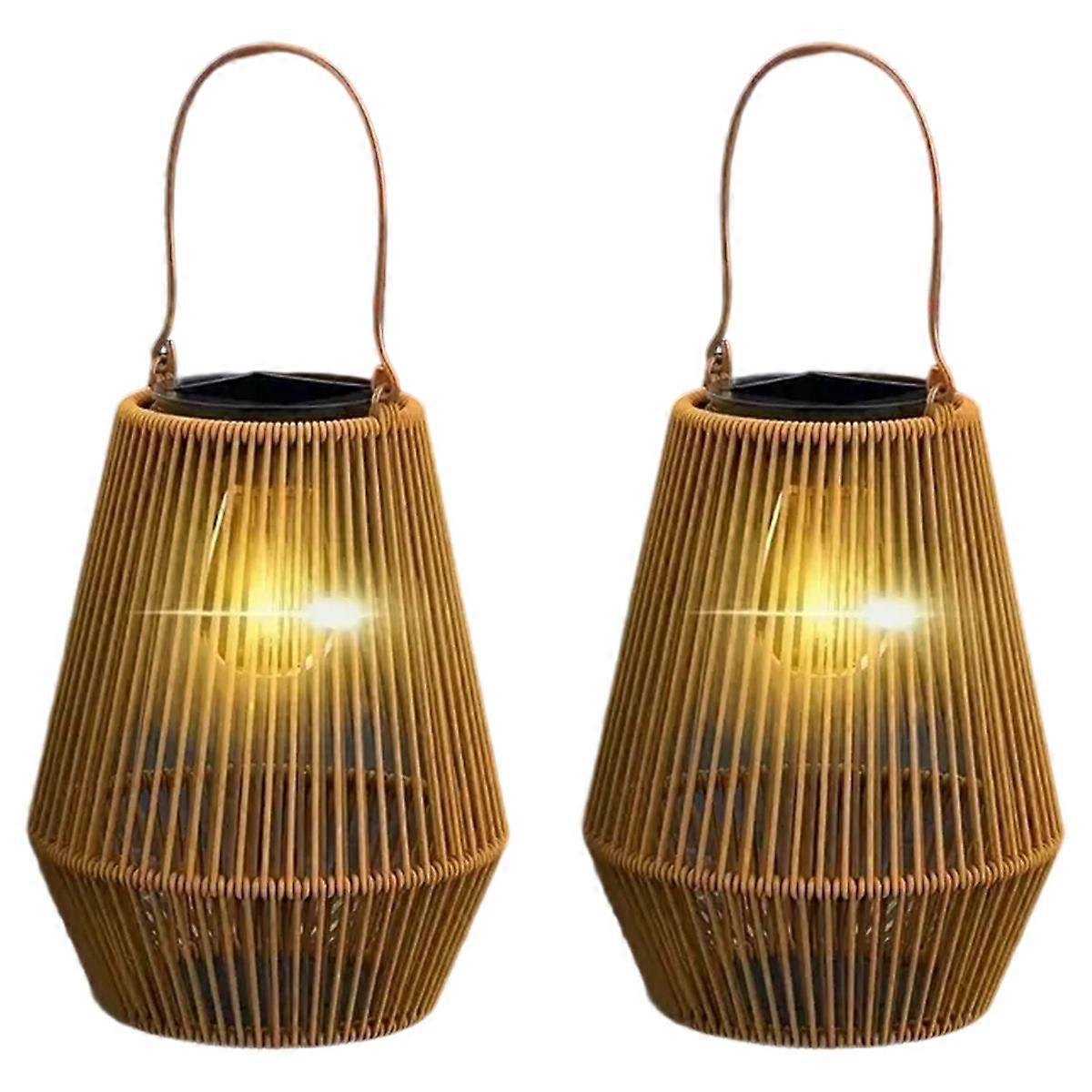 2PCS Solar Lights,Outdoor Waterproof Solar Lights