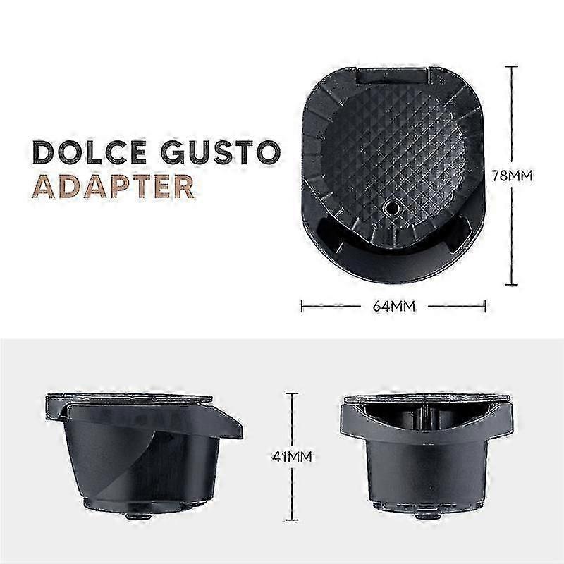 Exquisito adaptador de cápsulas compatible con cápsulas Convert Crema Compatible con cafetera Piccolo Xs Genio 2A
