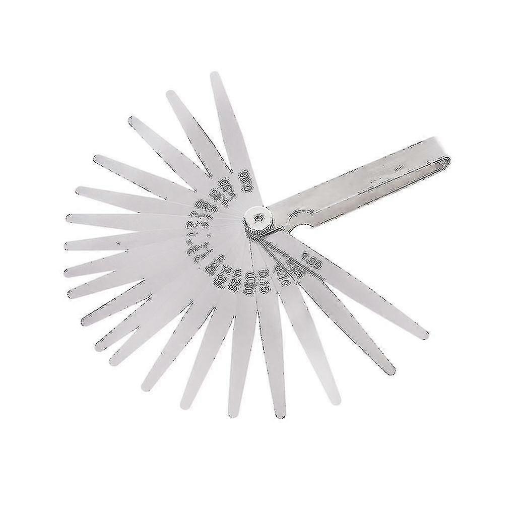 0.05-1mm 20 Blade Measuring Tool Metric Feeler Gau For Measuring Gap Width