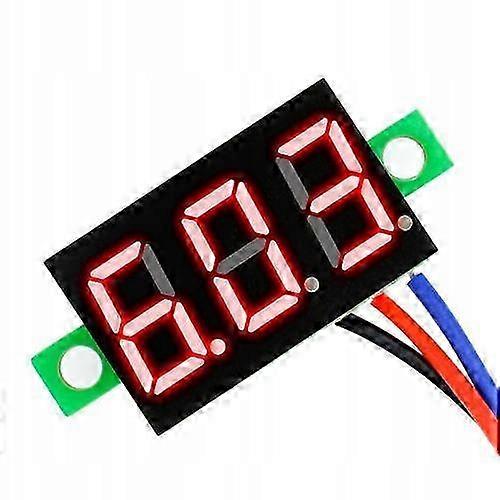 25-26 Digital Voltmeter Red