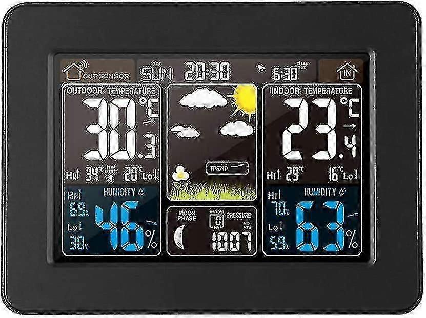 Wireless Weather Station With Alert And Temperature/humidity/barometer/alarm