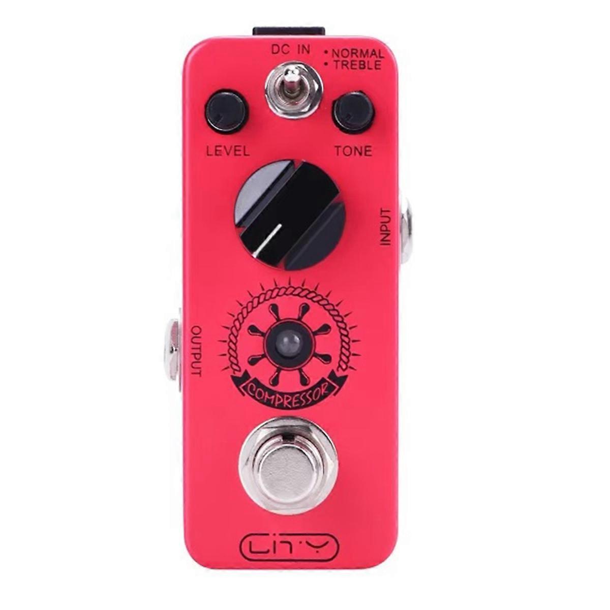 Electric Guitar Pedal Mini Compressor Effects Pedal Ultimate Comp 2 Modes Guitar Effect Pedal Pure Analog True Bypass