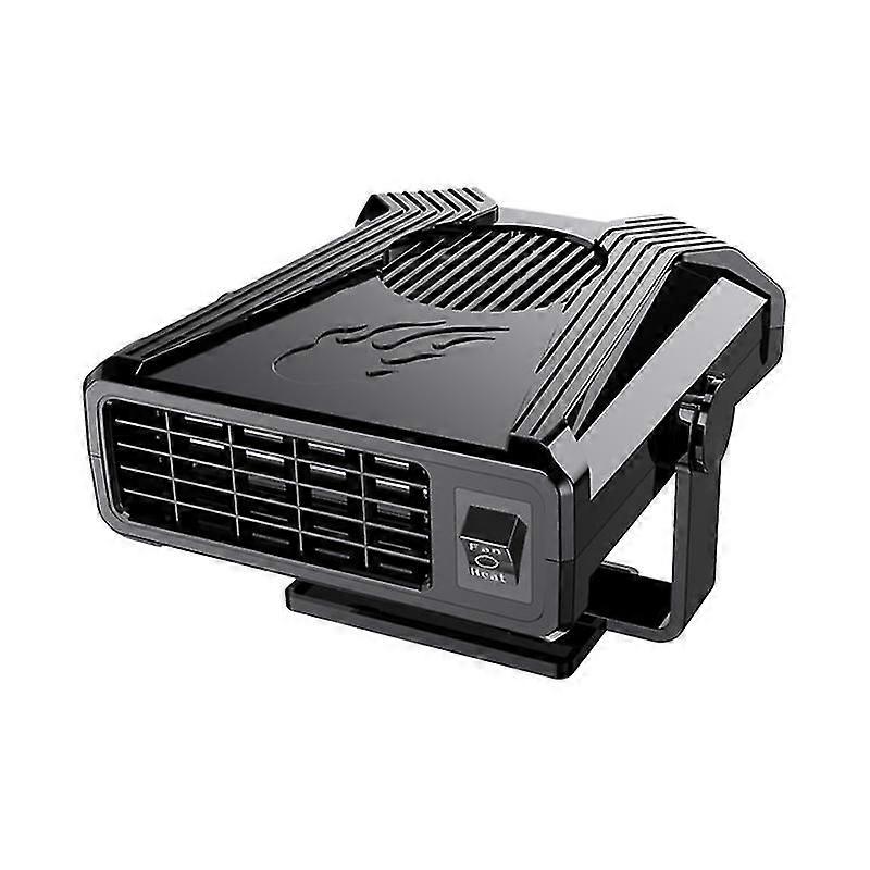 Car Heater 24v 2 In 1 Windshield Defroster Heater 24v 120w Car Heater Demistor 360 Rotating Demistor And Cooling Fan