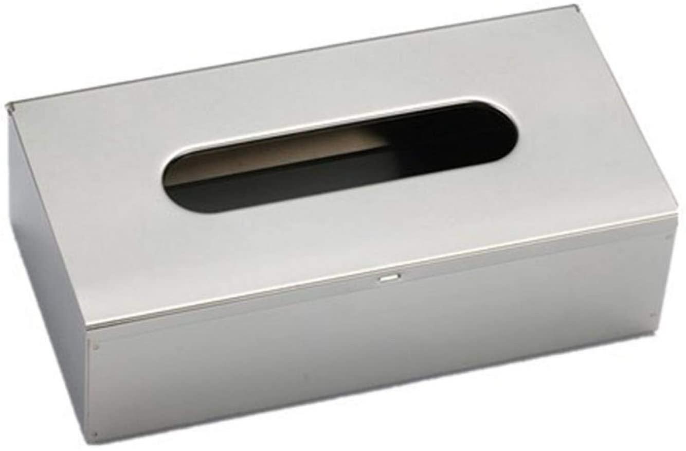 Stainless Steel Tissue Box, Cosmetic Tissue Box, Paper Tissue Dispenser, Rectangular Box Dispenser
