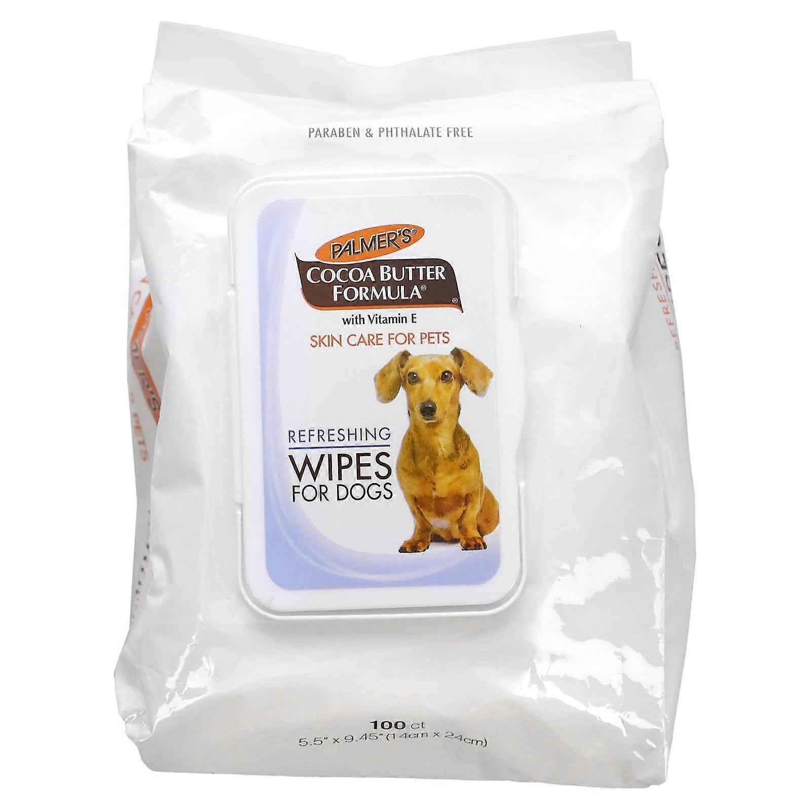 Coconut Butter Formula with Vitamin E, Refreshing Wipes For Dogs, 100 Wipes