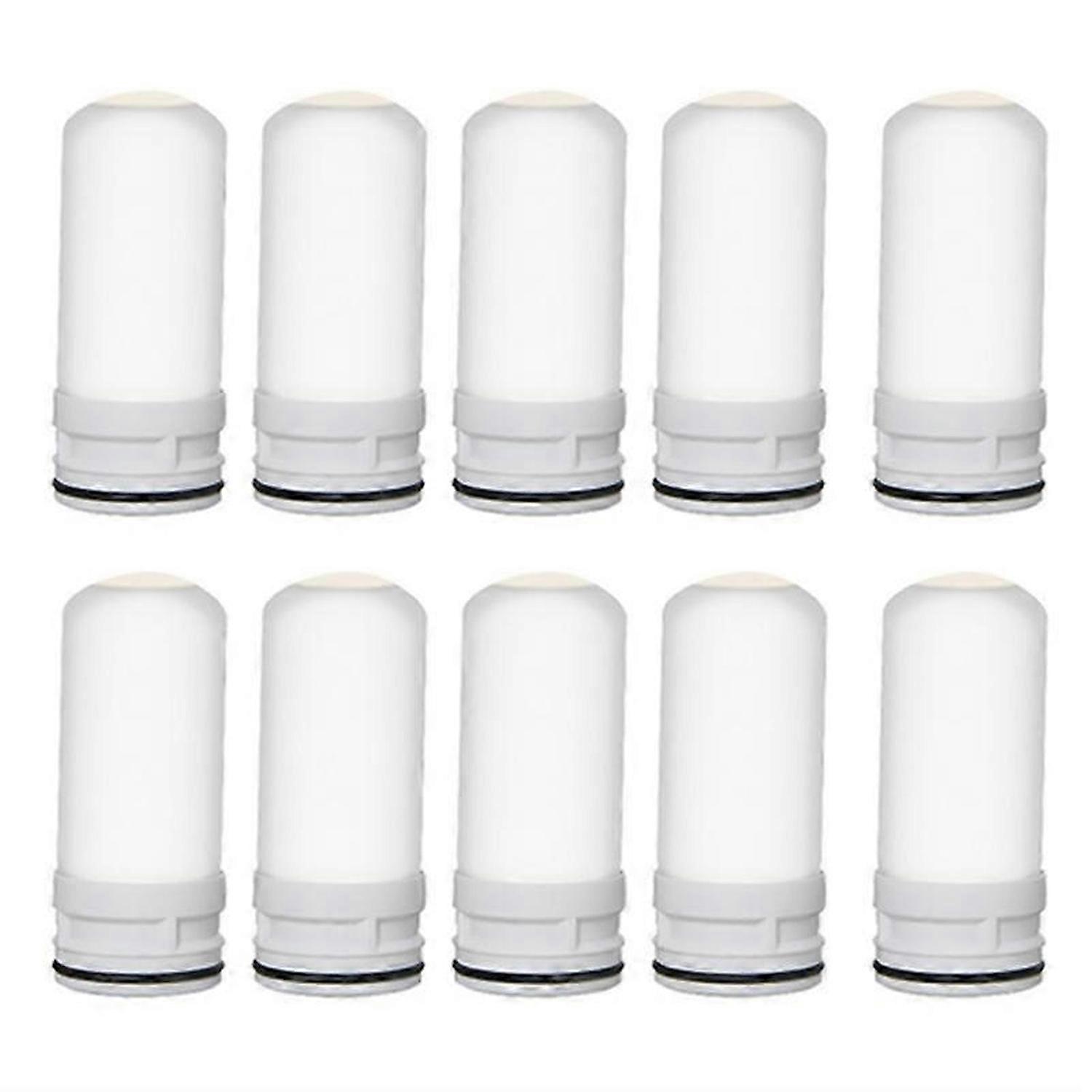 10 PCS Faucet Water Filter Ceramic Replacement Cartridge Remove Practical Durable
