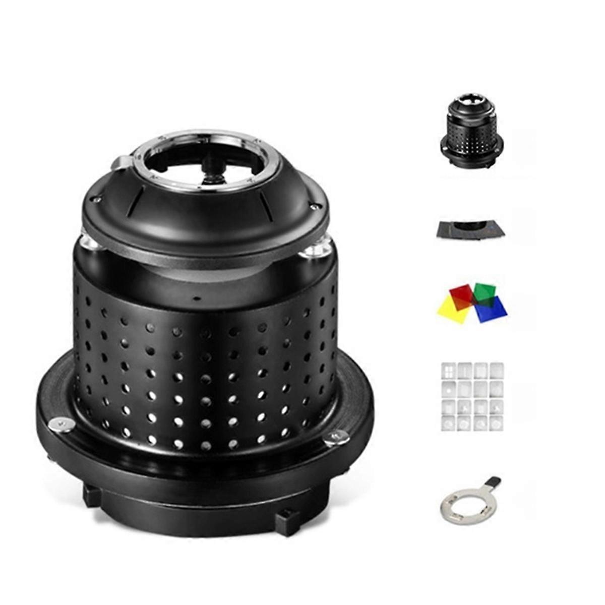 OT1 Photograph Flash Snoot Conical Lens Mount for Flash Light