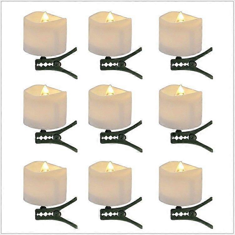 LED electronic clip candle light (warm white light)