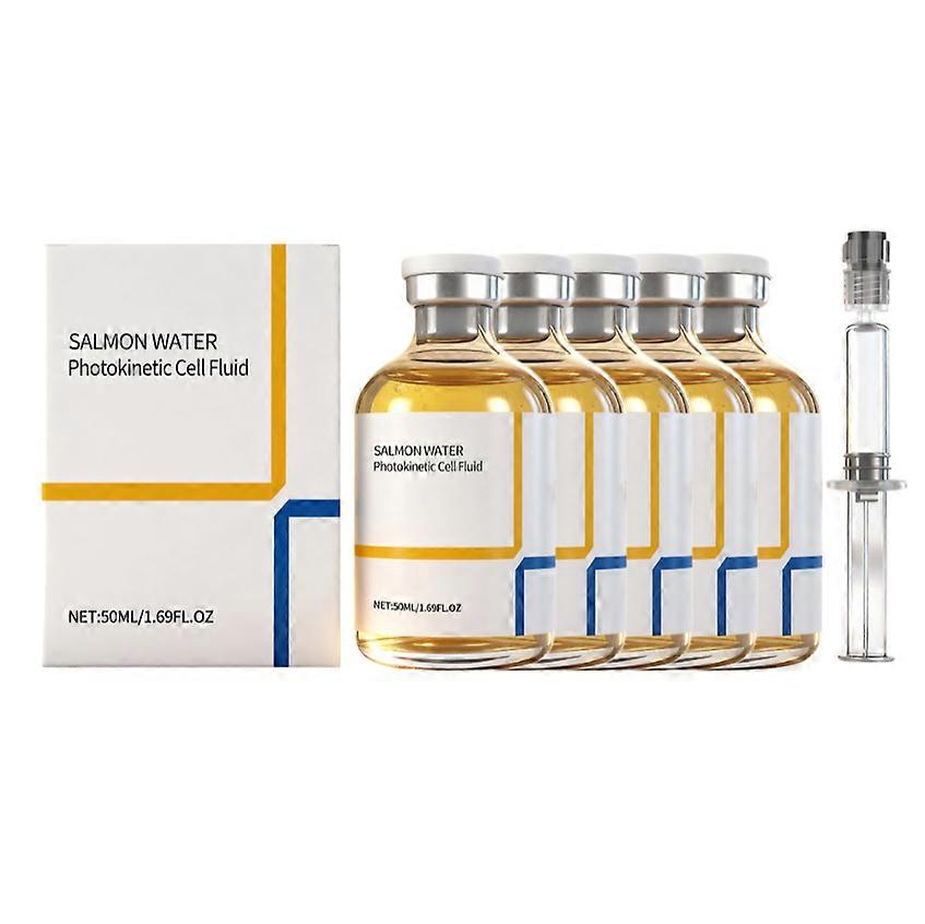 1-5x Salmon Anti-Wrinkle Serum, Salmon Serum Ampoule, Enhance Barrier Function for Face and Body, One Drop Daily Reduces The Signs of Aging