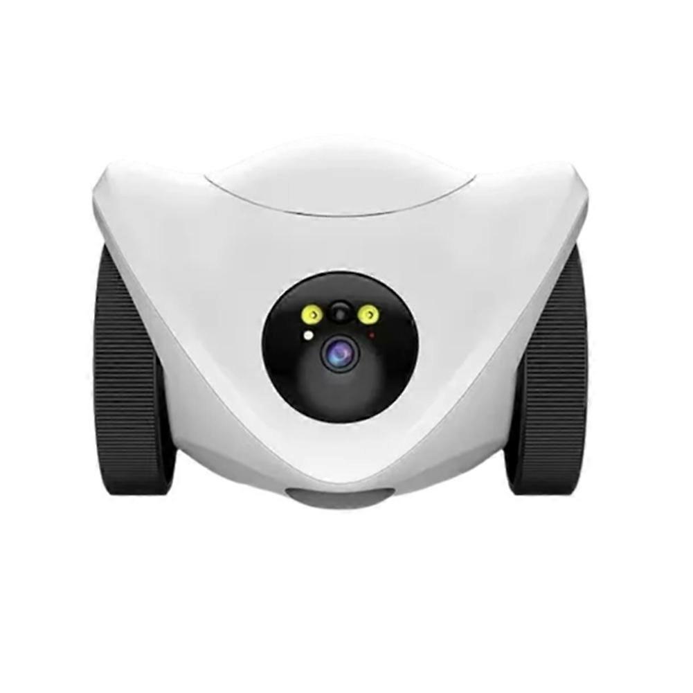 1080P HD Smart Pet Feeder Camera Automatic Dog Cat Toy Wifi Interactive Pet Tracking Smart Robot Camera