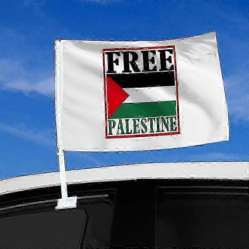 Avrupa Pazarı Arabaları için Canlı Renkler Filistin Araba Bayrağı