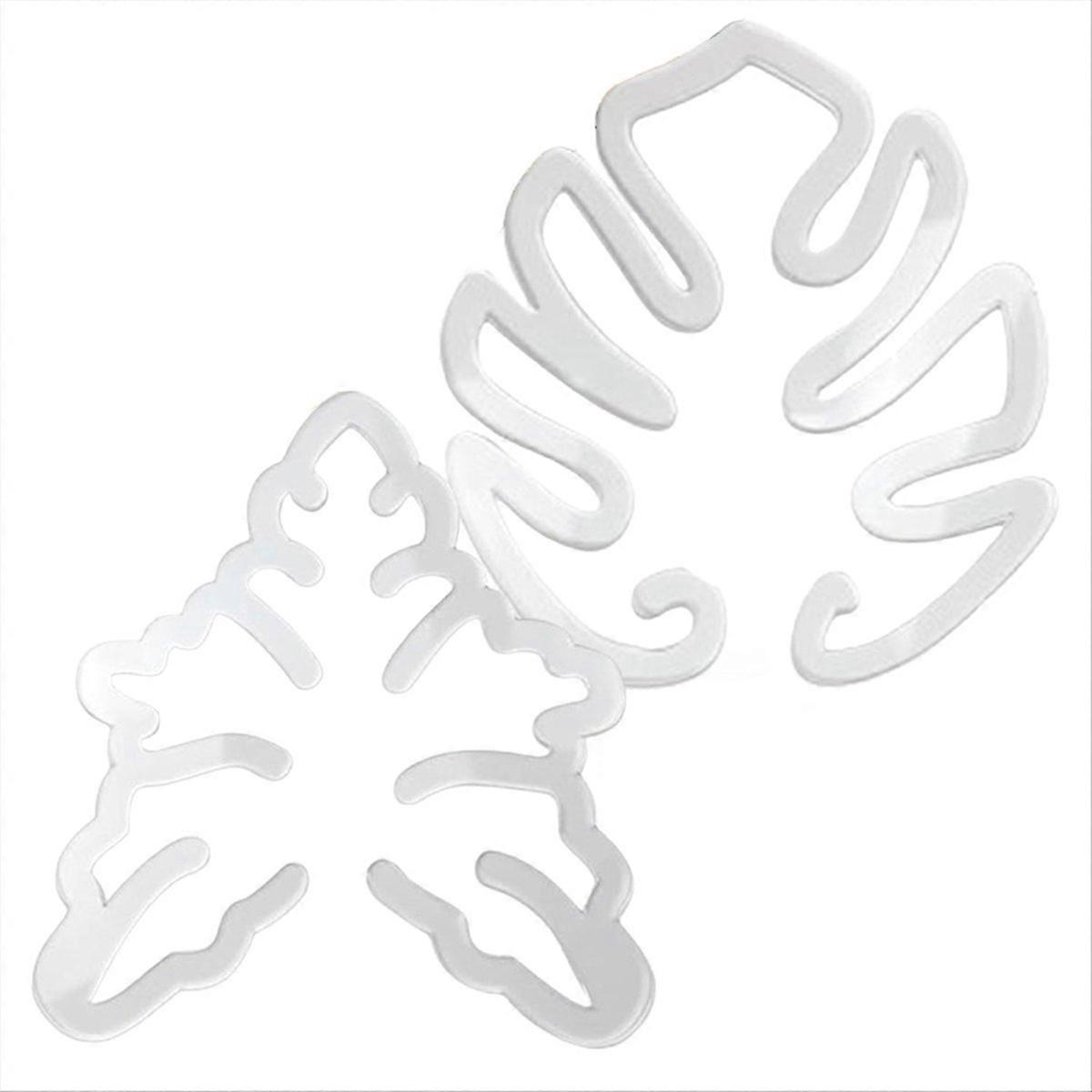 2PCS Monstera Grapple Monstera Leaf Plant Support Bamboo Clamp Set