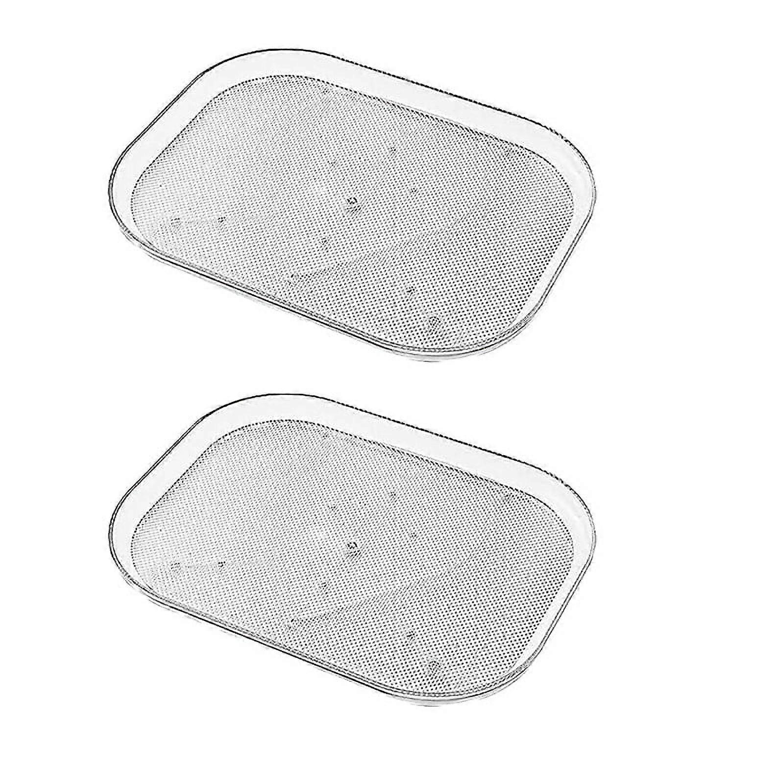 2Pc Turntable Storage Rack for Refrigerators, Cabinets, Dining Tables