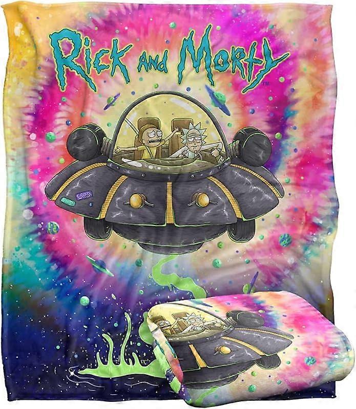 Rick and Morty Blanket, 60"x50" Spacial Breakthrough Silky Touch Super Soft Throw Blanket