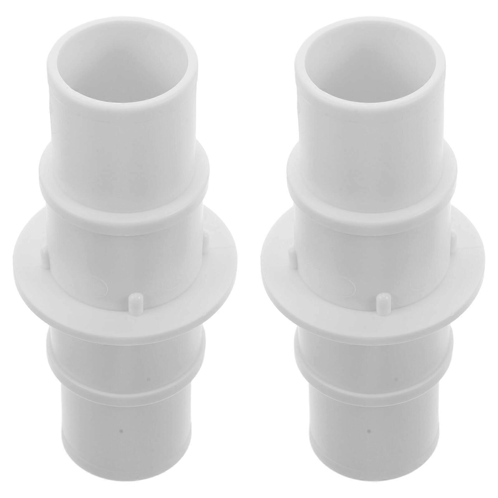 Pool Hose Adapter 2Piece Set Flexible Angle Vacuum Hose Coupling Compatible With Pool Hoses