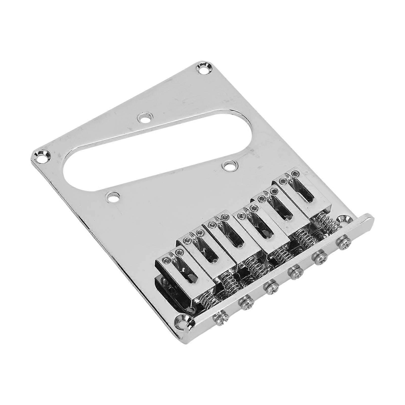 Fixed Guitar Bridge Electric Guitar String Plate Tailpiece Replacement with Mounting Screws