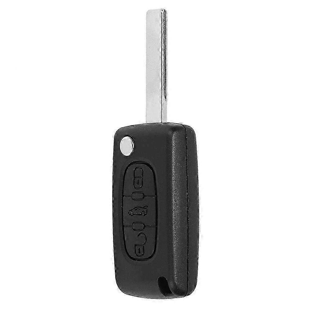 3-Button Remote Key Fob Case for Peugeot 107, 207, 307, 407 & 408