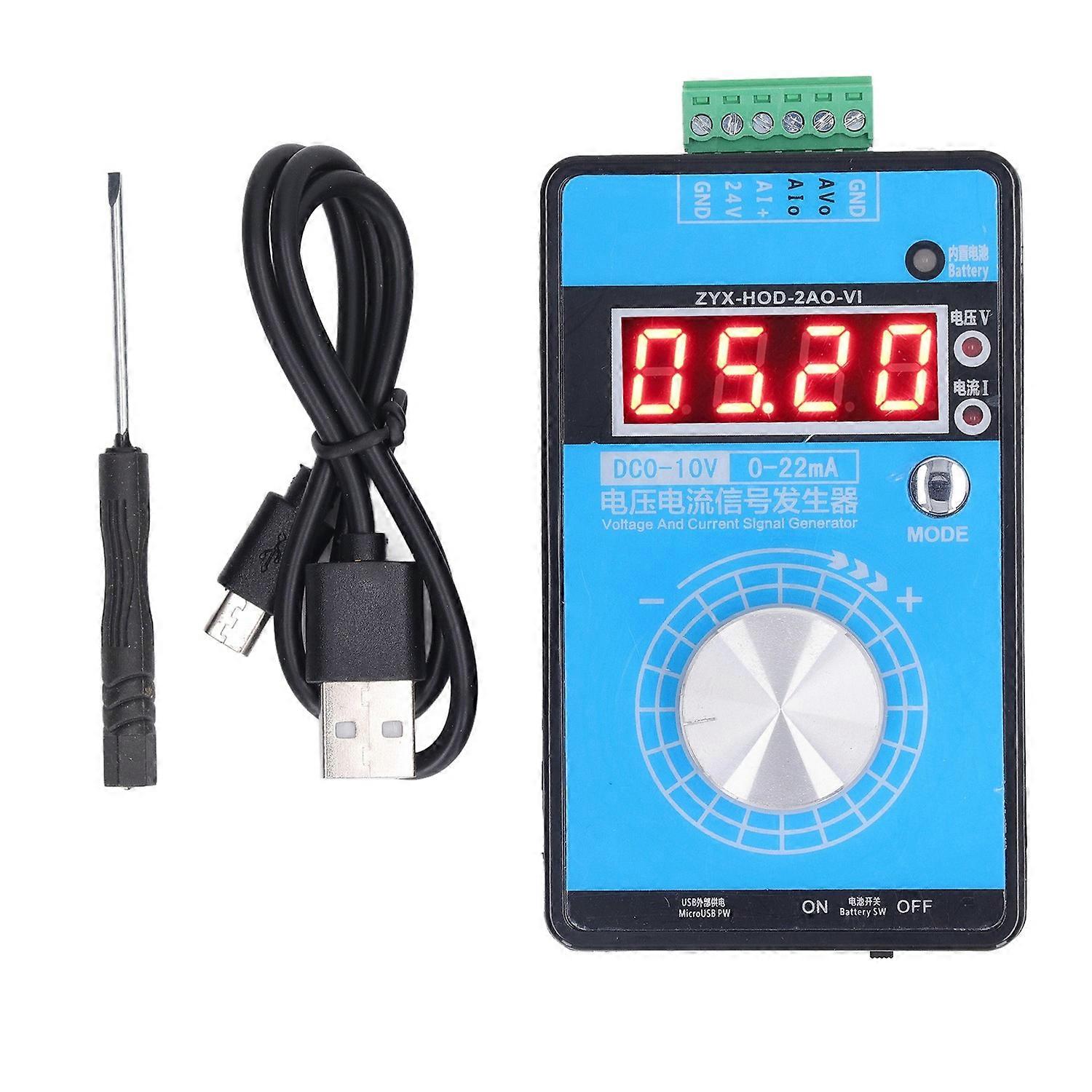 Signal Generator Adjustable Current Voltage Signal Generator High Accuracy USB Power Supply Interfac